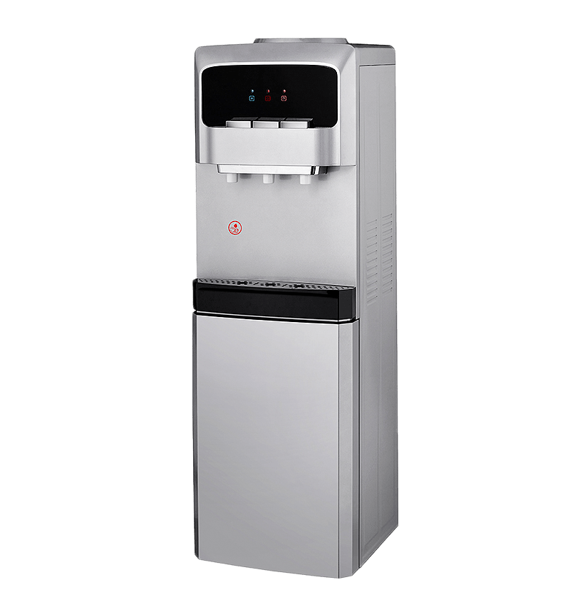 Hot And Cold And Warm Stainless Steel Tank Water Cooler With Refrigerator For Office  PS-SLR-104S