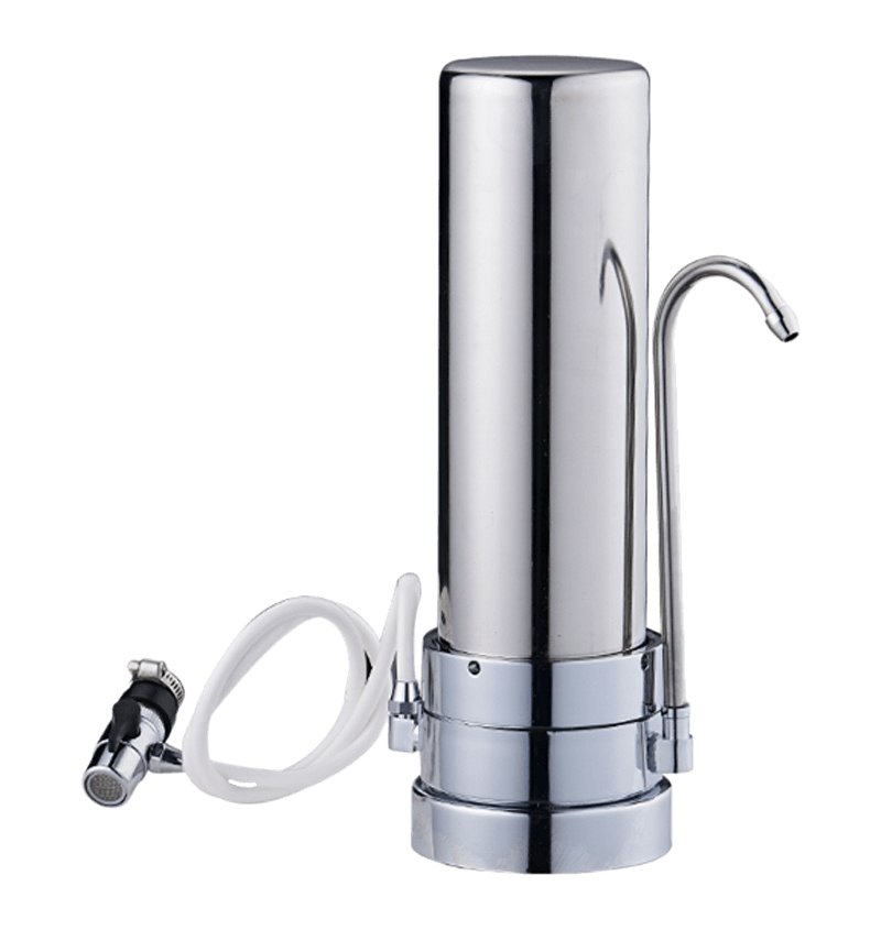 stainless steel ceramic water purifier faucet water filter counter  101SST