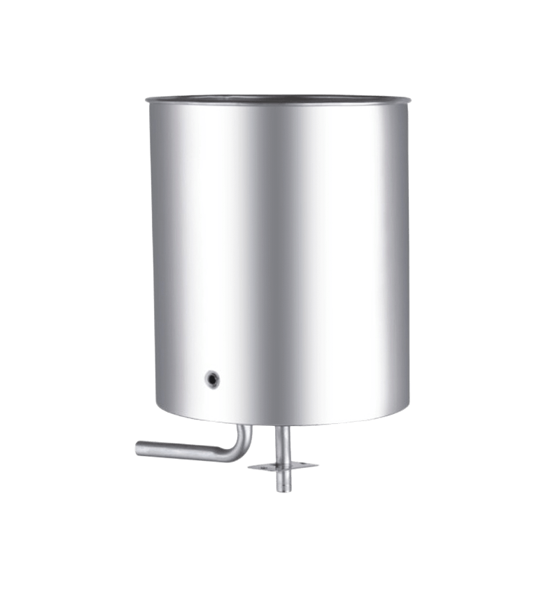 detail of Stainless steel cold water dispenser welding cooling tank