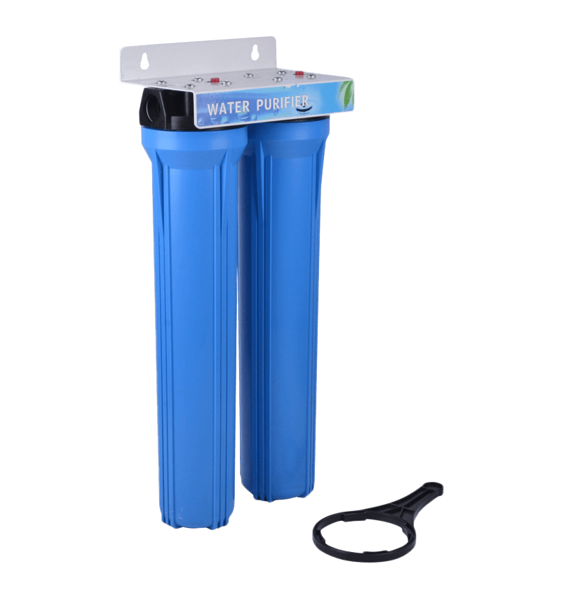 detail of big blue filter housing for water purifier H-BK02
