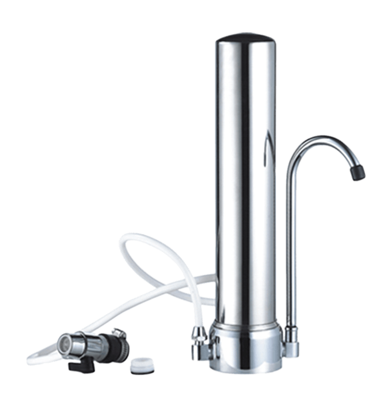 detail of 304 Stainless steel tap water purifier for home DT-01