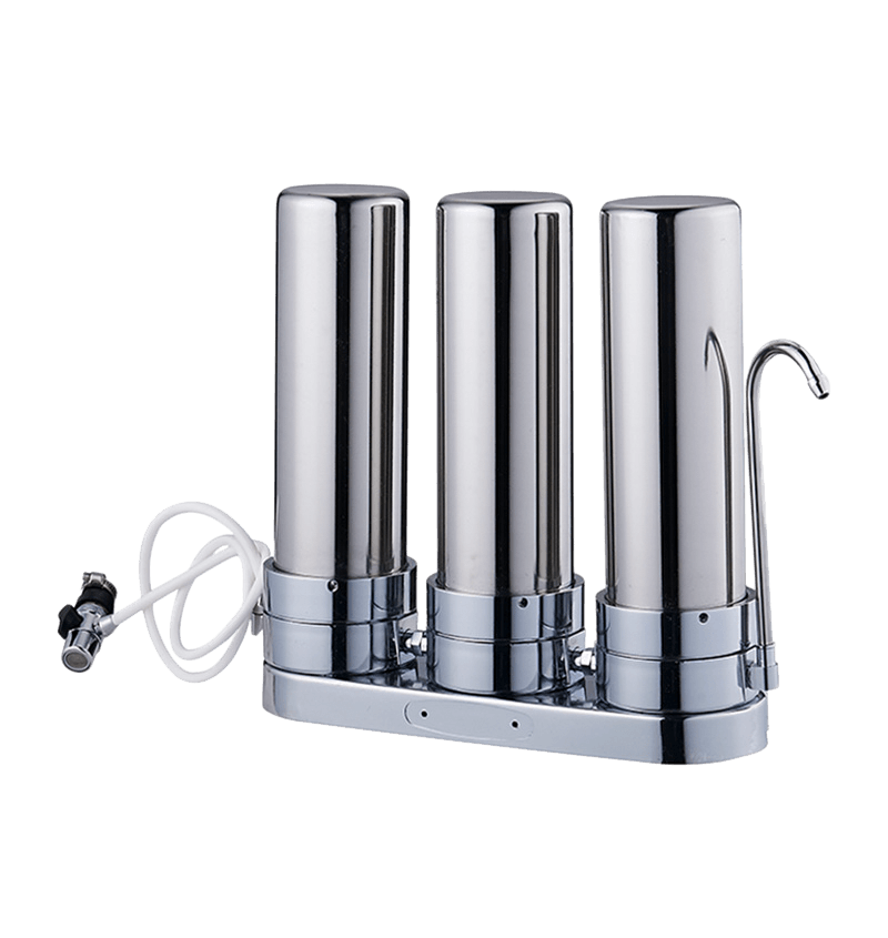 304 Stainless steel 3 stage water filter 103SST