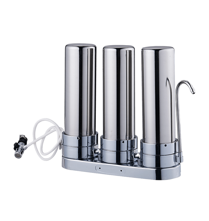 304 Stainless steel 3 stage water filter 103SST
